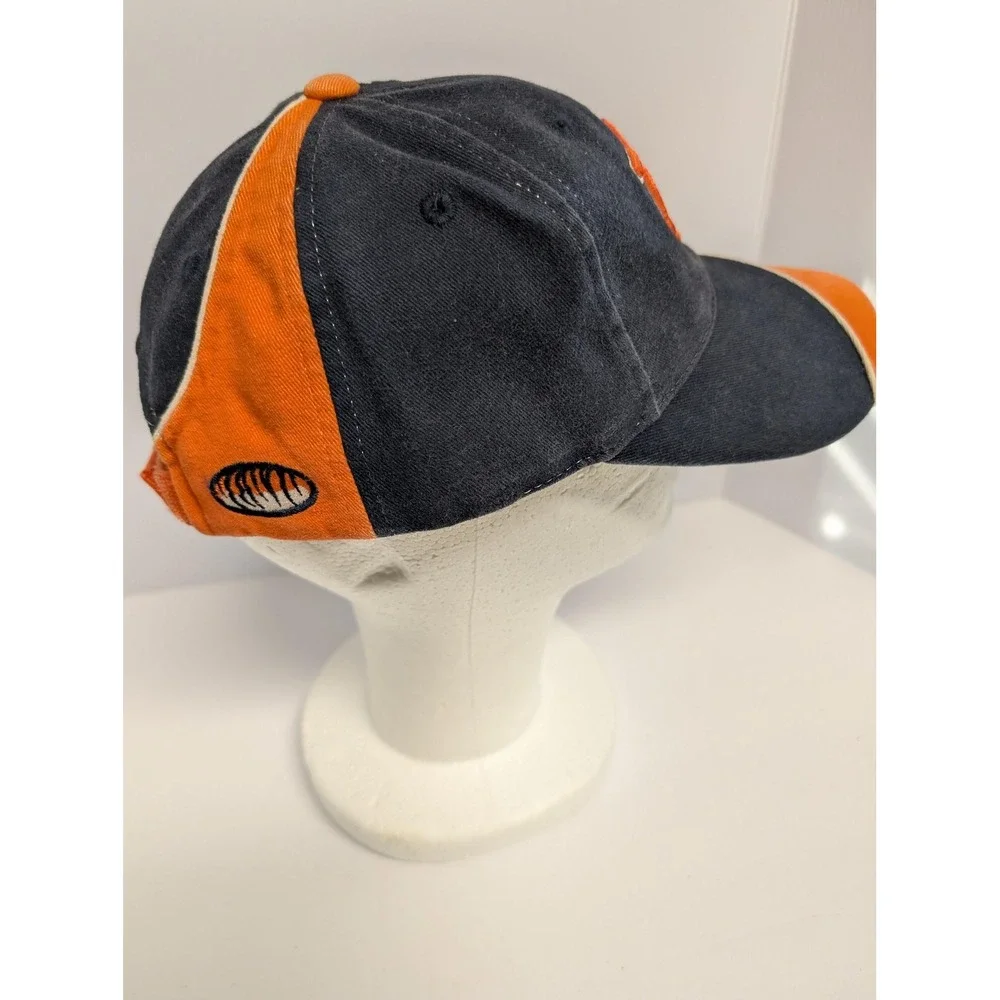 Auburn Tigers Hat Cap Strap Back Mens Blue Orange NCAA College Football Two Tone